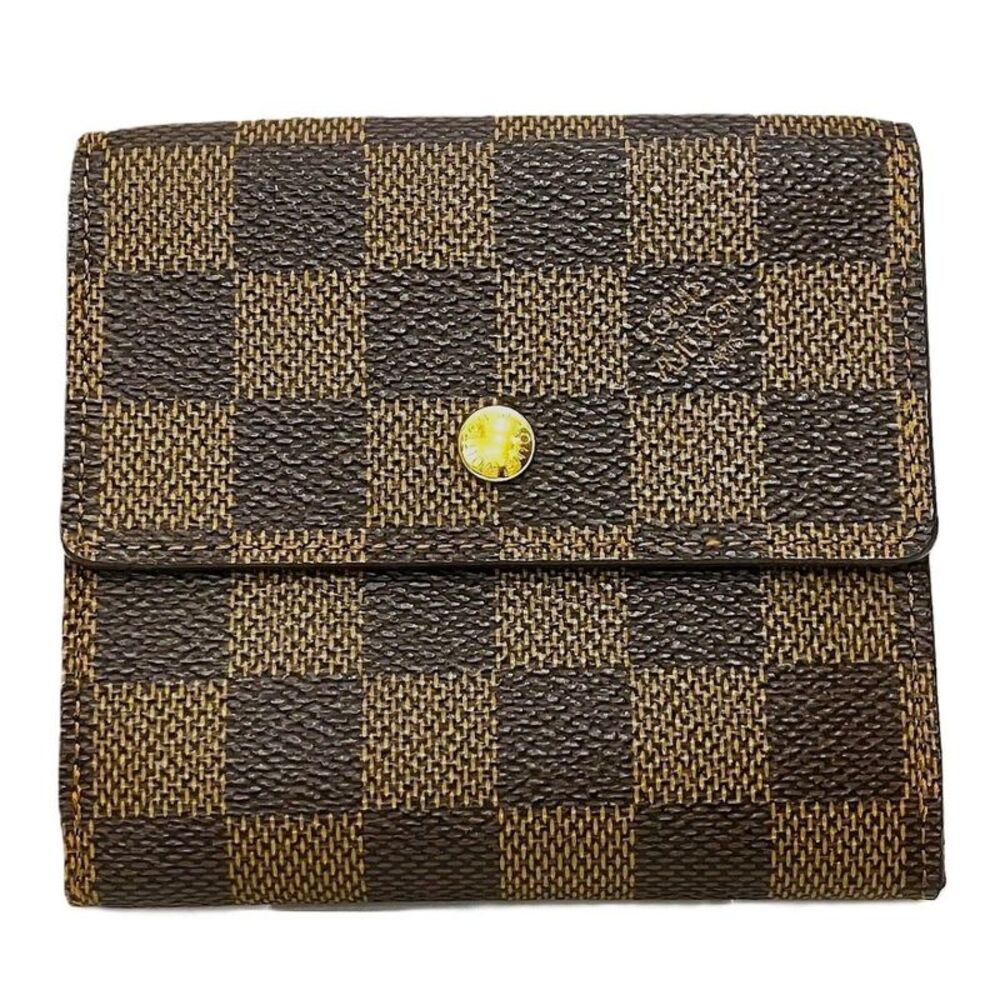 Louis Vuitton Portefeuille Elise Damier Ebene Wallet